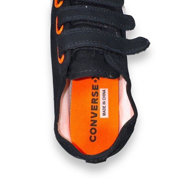 Converse Jack Purcell Low Easy-On 'Black Total Orange' 168136C Women's 7.5 - Picture 9 of 11